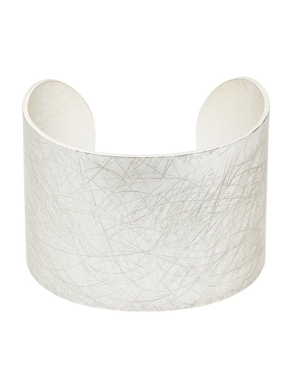 Silver Hammered Cuff